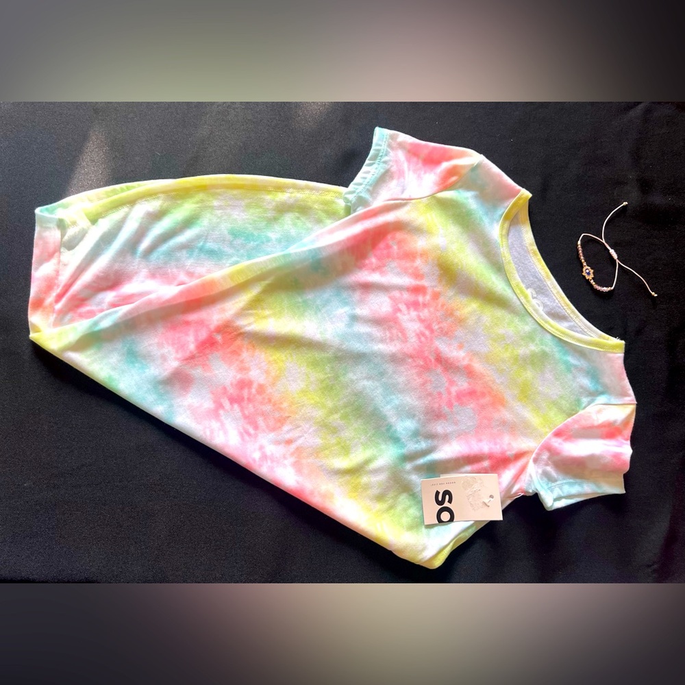SO Girls Pajama Tie-Dye TShirt